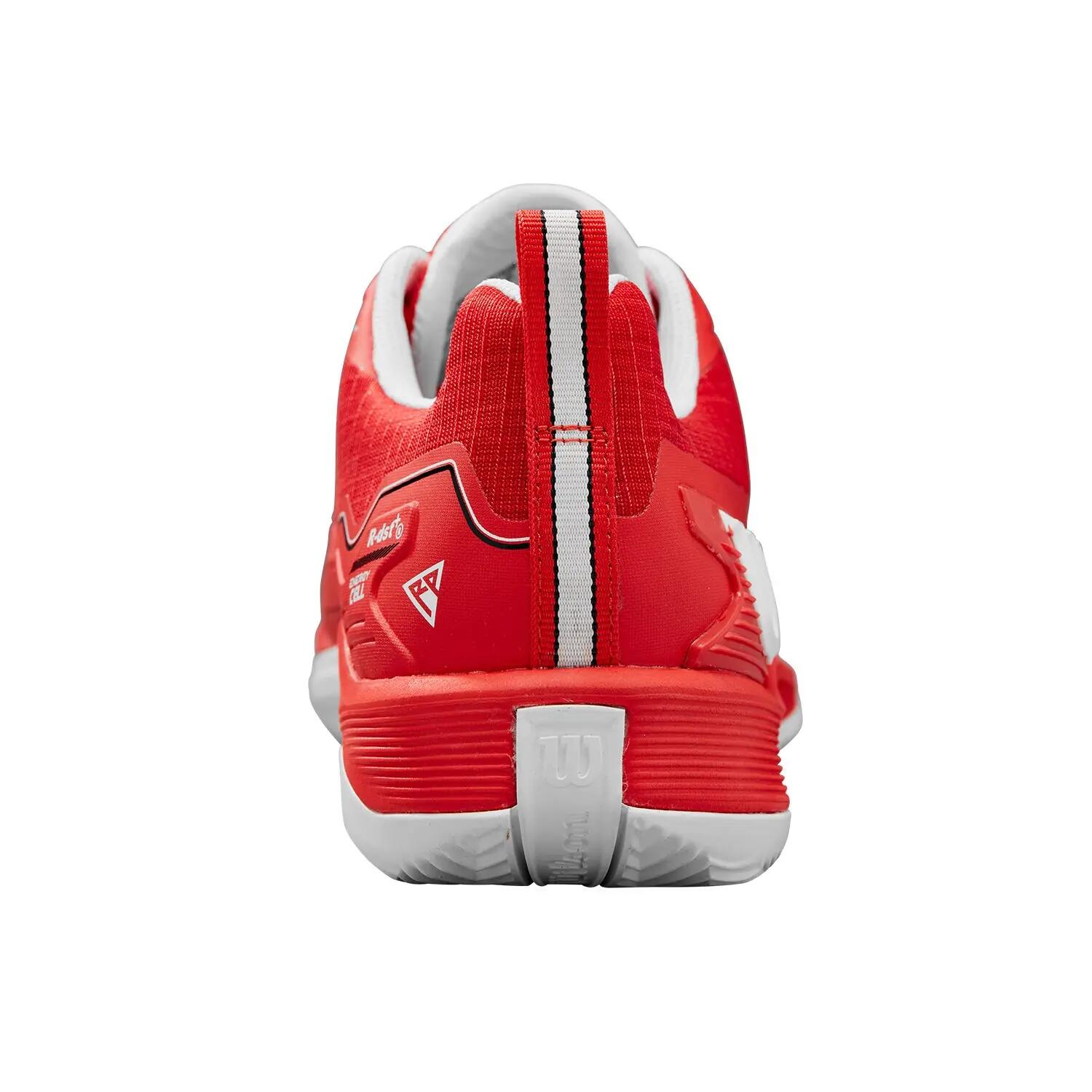 Chaussures sport Wilson Rush Pro 4.5 Clay rouge 4/6