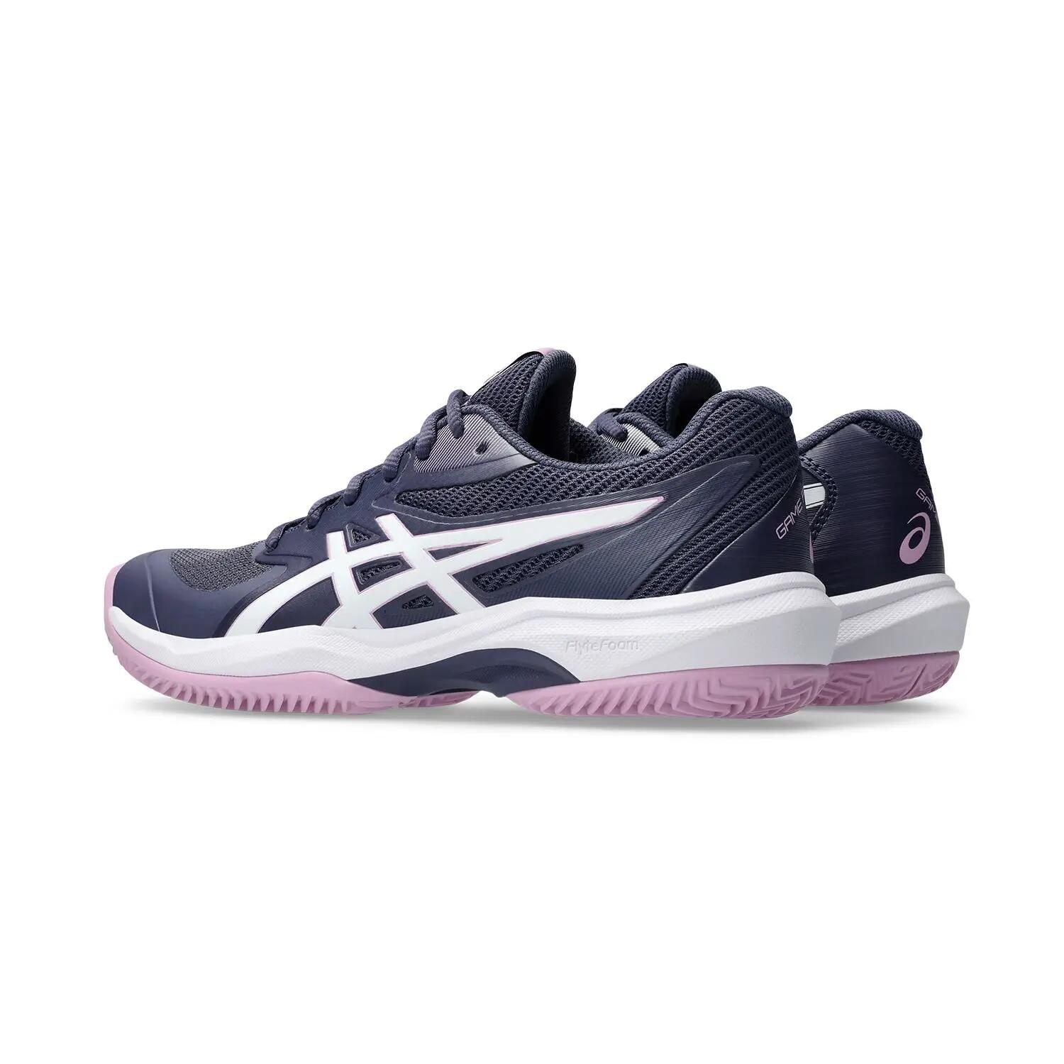 Asics Game FF Clay Damenschuhe Blau/Weiß 3/6
