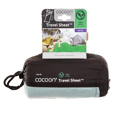 Travelsheet xl katoen lakenzakken cactus blue