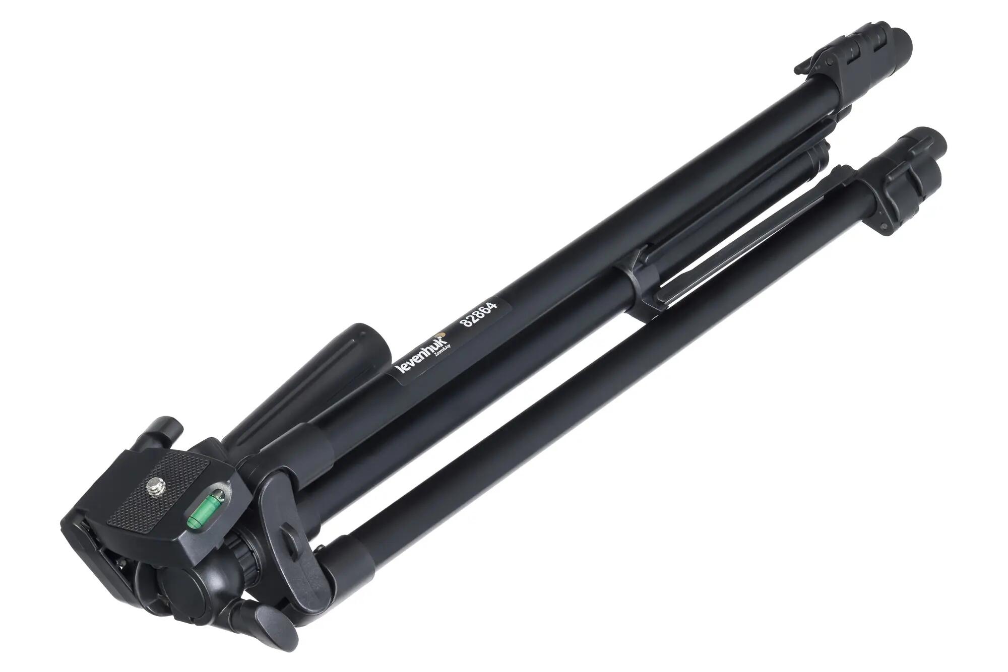 Trépied - Outdoor - Levenhuk Level BASE TR3 - Léger, Réglable 425–1285 mm - Noir 3/9