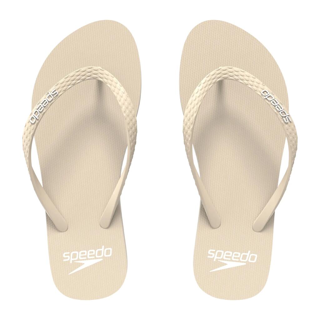 Womens/Ladies Logo Flip Flops (Brown)