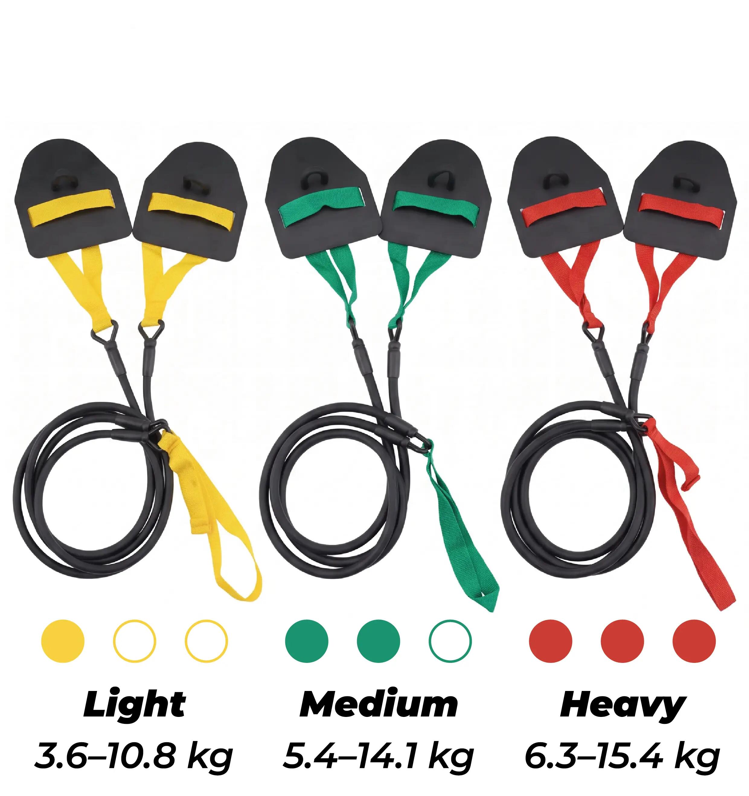 Guma na ląd z wiosełkami trening Aqua-Sport Powerstrech Paddles Resistance 8/8