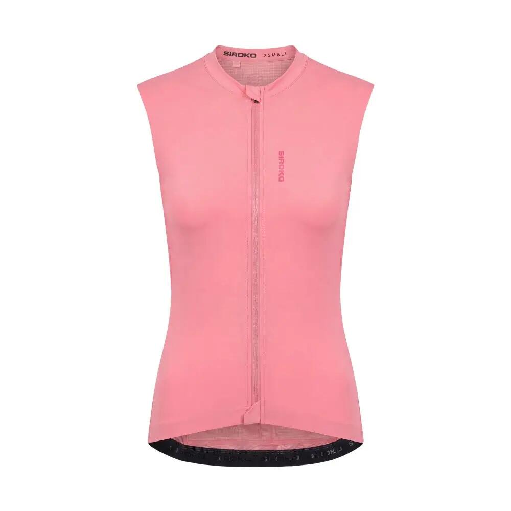 Maillot de gravel sin mangas mujer ciclismo GM4-W Strata Red Rojo 6/8