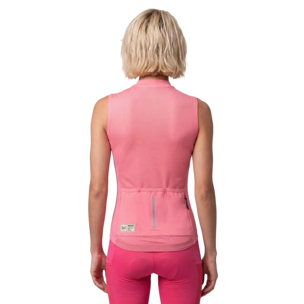 Maillot de gravel sin mangas mujer ciclismo GM4-W Strata Red Rojo 2/8