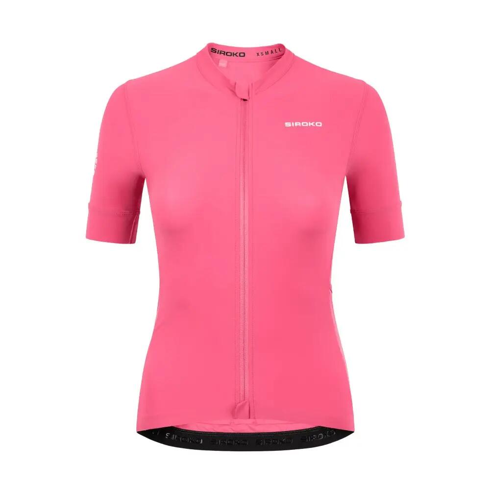 Maillot de gravel manga corta mujer ciclismo GM2-W Golden Pedals Red Rojo 6/8