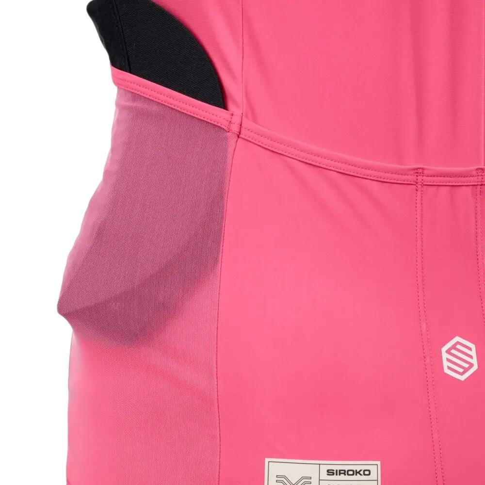 Maillot de gravel manga corta mujer ciclismo GM2-W Golden Pedals Red Rojo 5/8