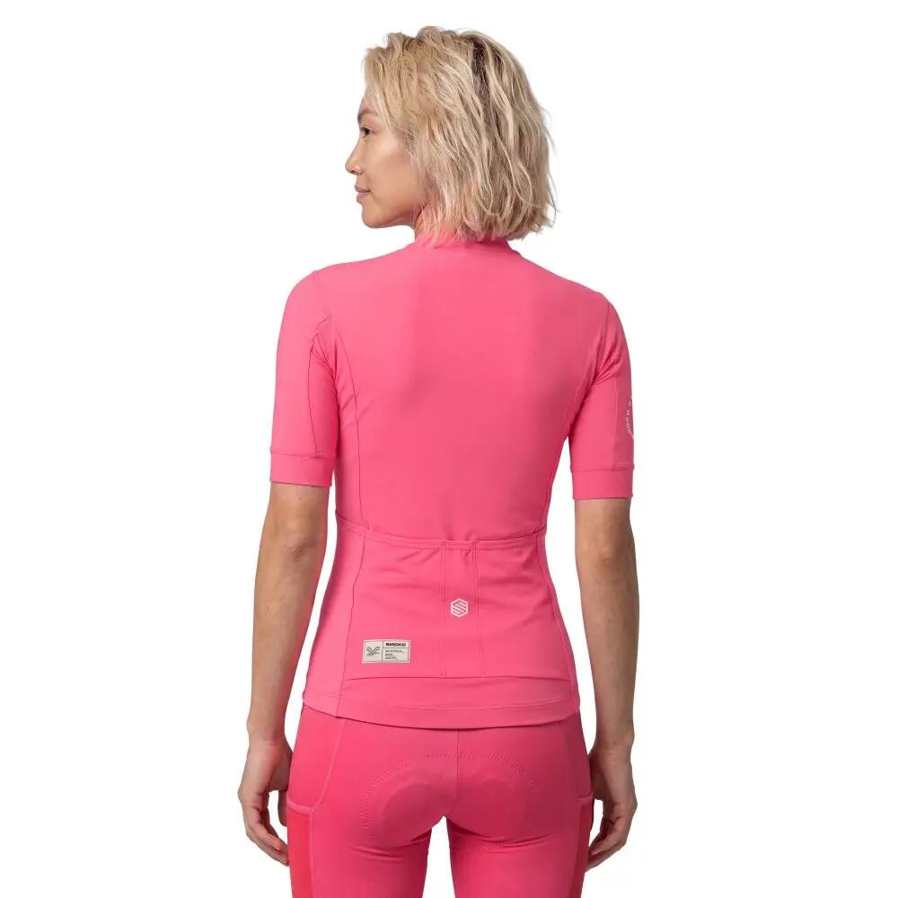 Maillot de gravel manga corta mujer ciclismo GM2-W Golden Pedals Red Rojo 2/8