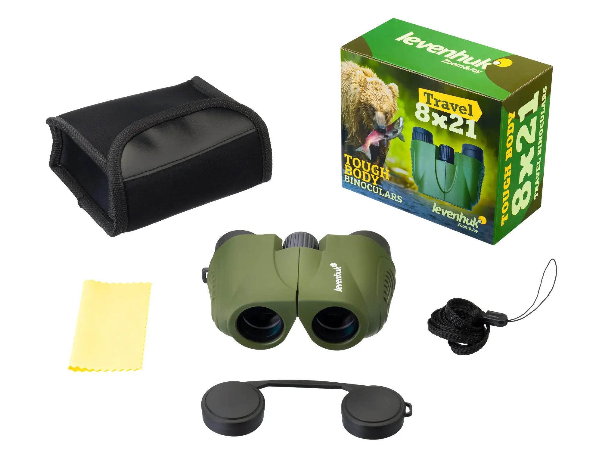 Binoculares de viaje - Observación de naturaleza - Compactos 8x21 - Negro 4/7