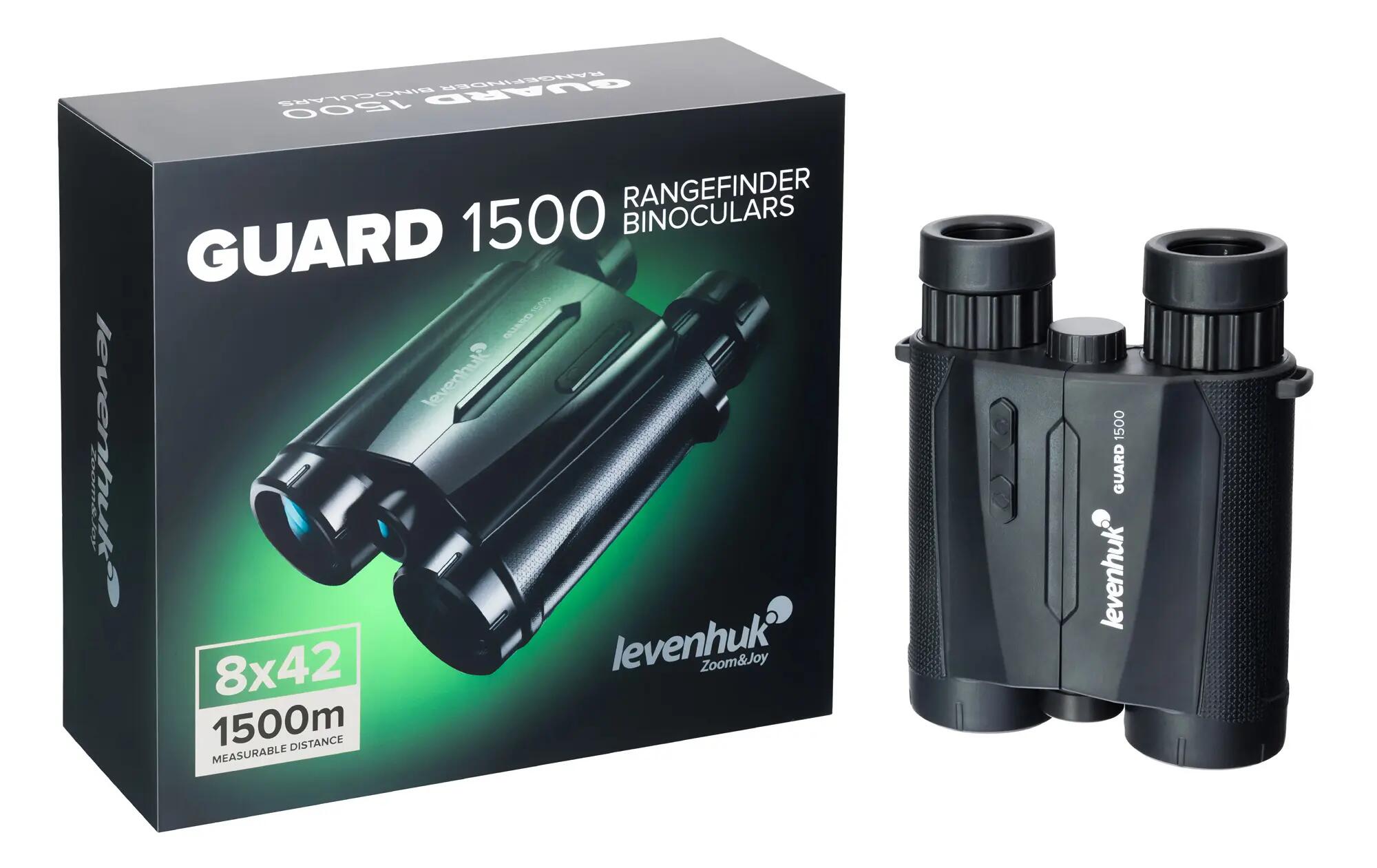 Binoculares con telémetro Levenhuk Guard 1500 - 8x - negro 3/7