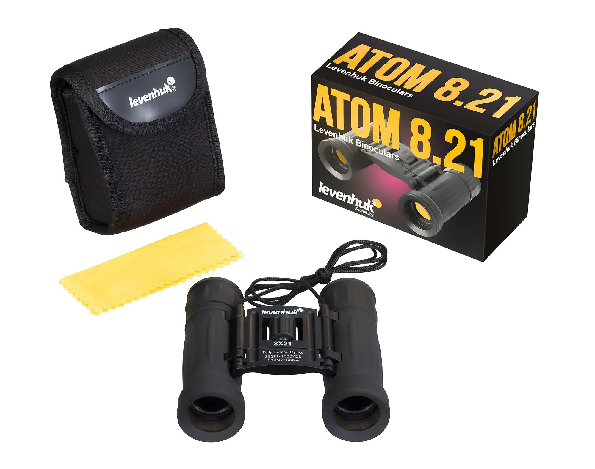 Binocolo - Birdwatching - Unisex - Compatto, Leggero - Atom 8x21 - Nero 2/12