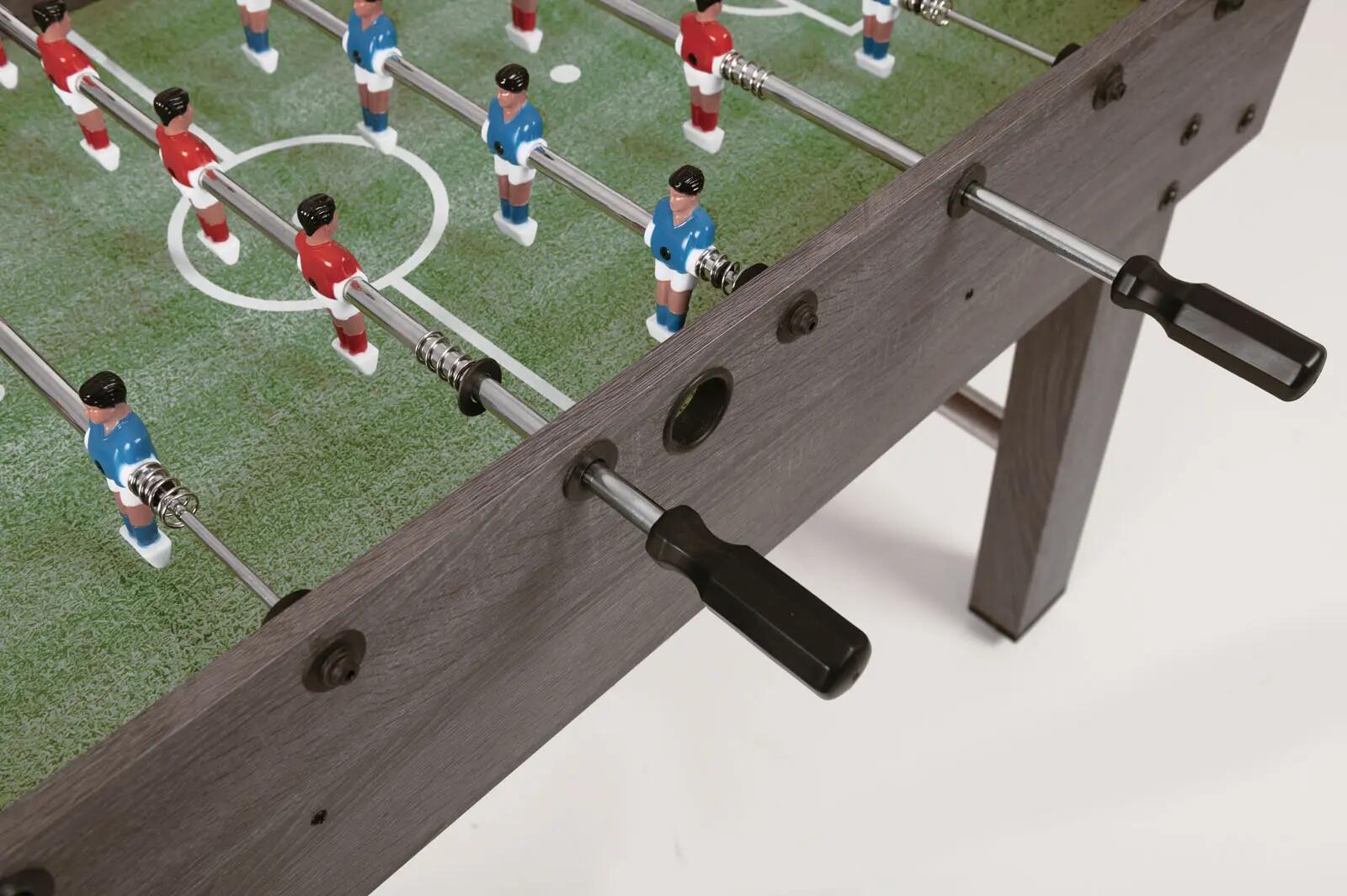 [Calciobalilla F-2] Biliardino in Rovere Grigio con Aste Uscenti 7/7