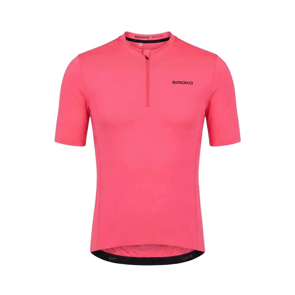 Maglia da ciclismo gravel mezza zip da uomo GM5 Terraquest Red Rosso 6/8