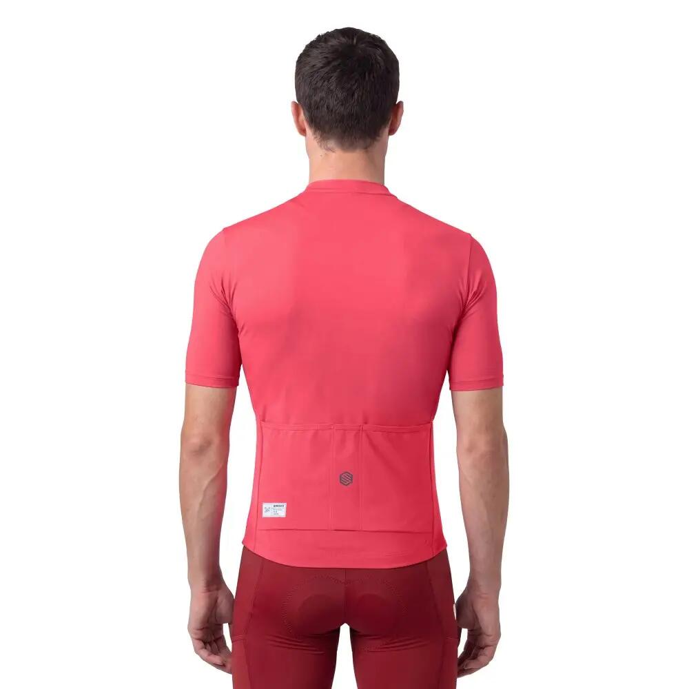 Maglia da ciclismo gravel mezza zip da uomo GM5 Terraquest Red Rosso 2/8