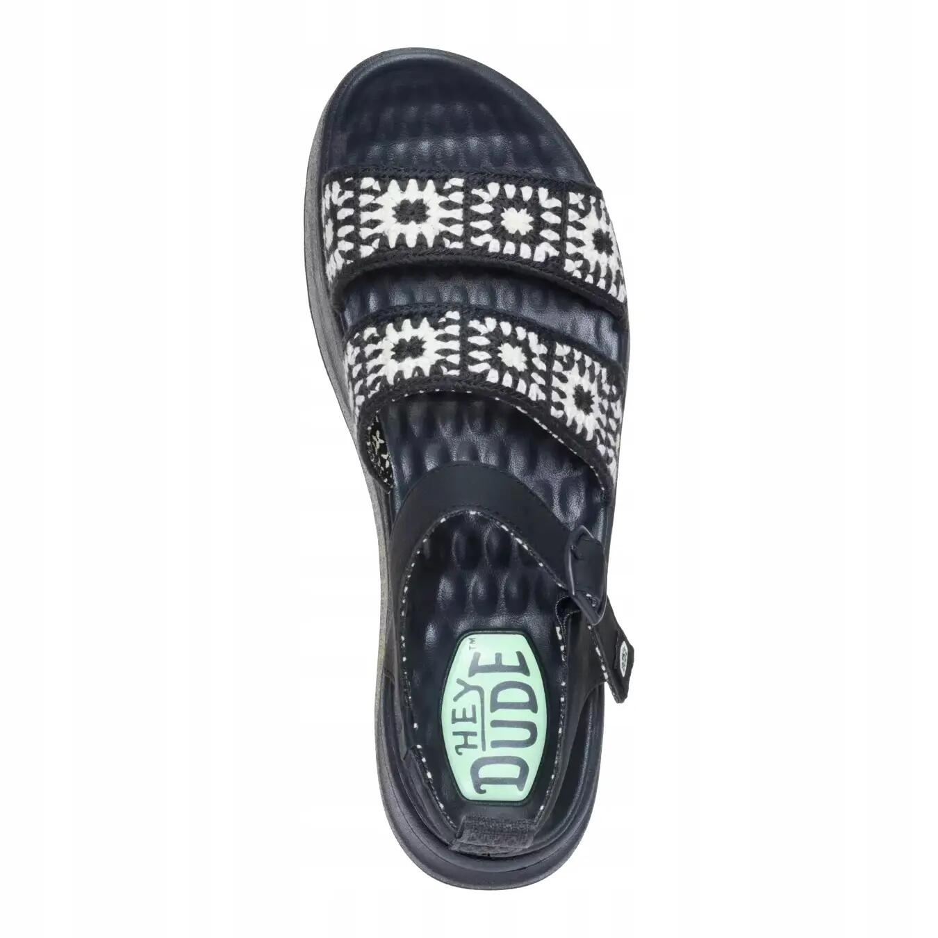 Hola amigo, hebilla Delray negra/bco 43200-066 6/6
