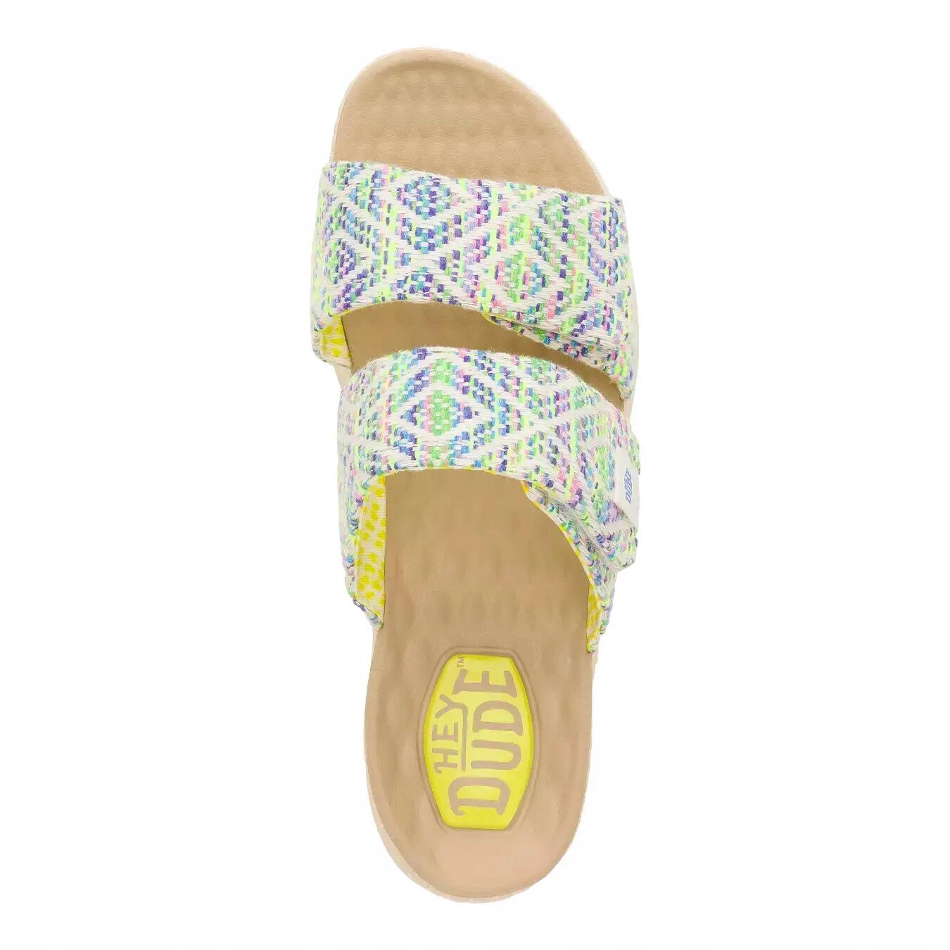 Hey mec - Claquette Delray bleu/multi 43210-4NY 6/6
