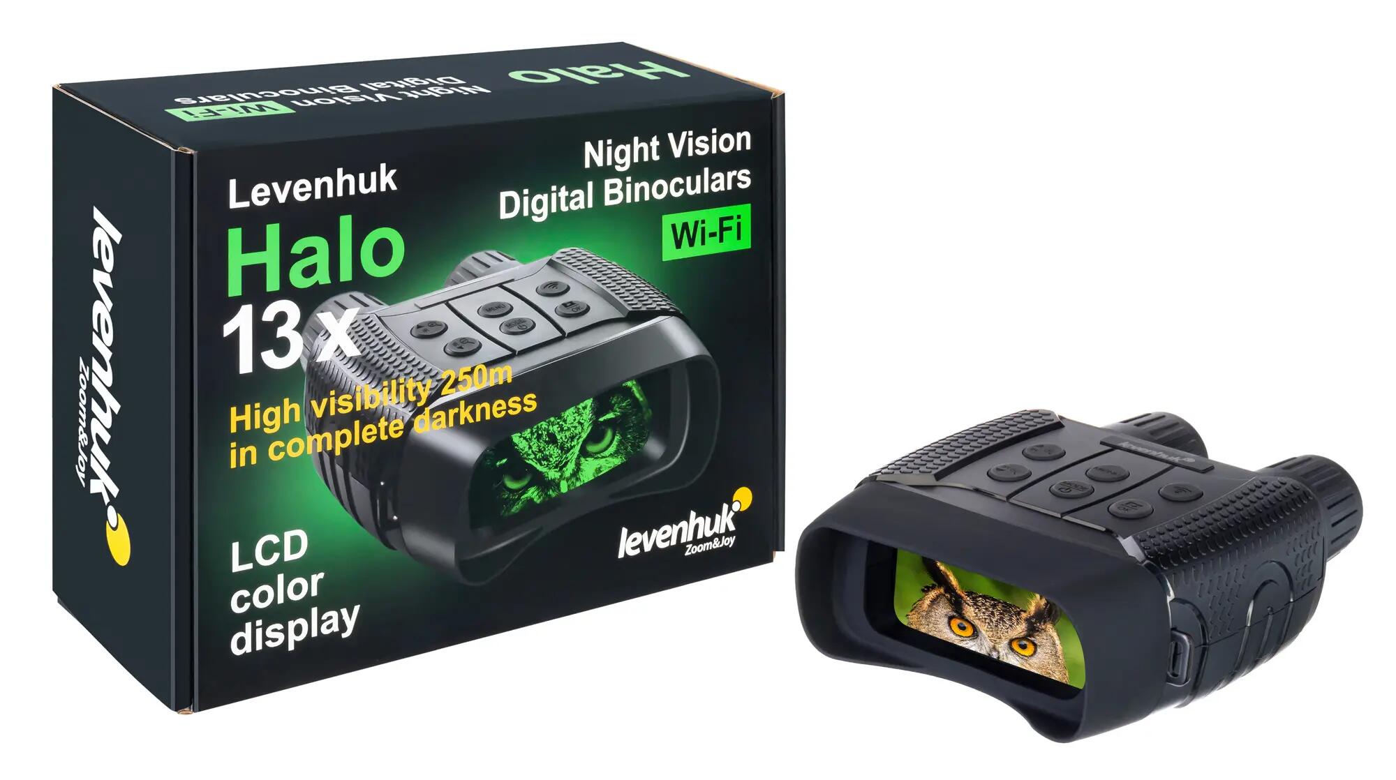 Binocolo digitale visione notturna Wi‑Fi - Halo 13X - nero 3/13