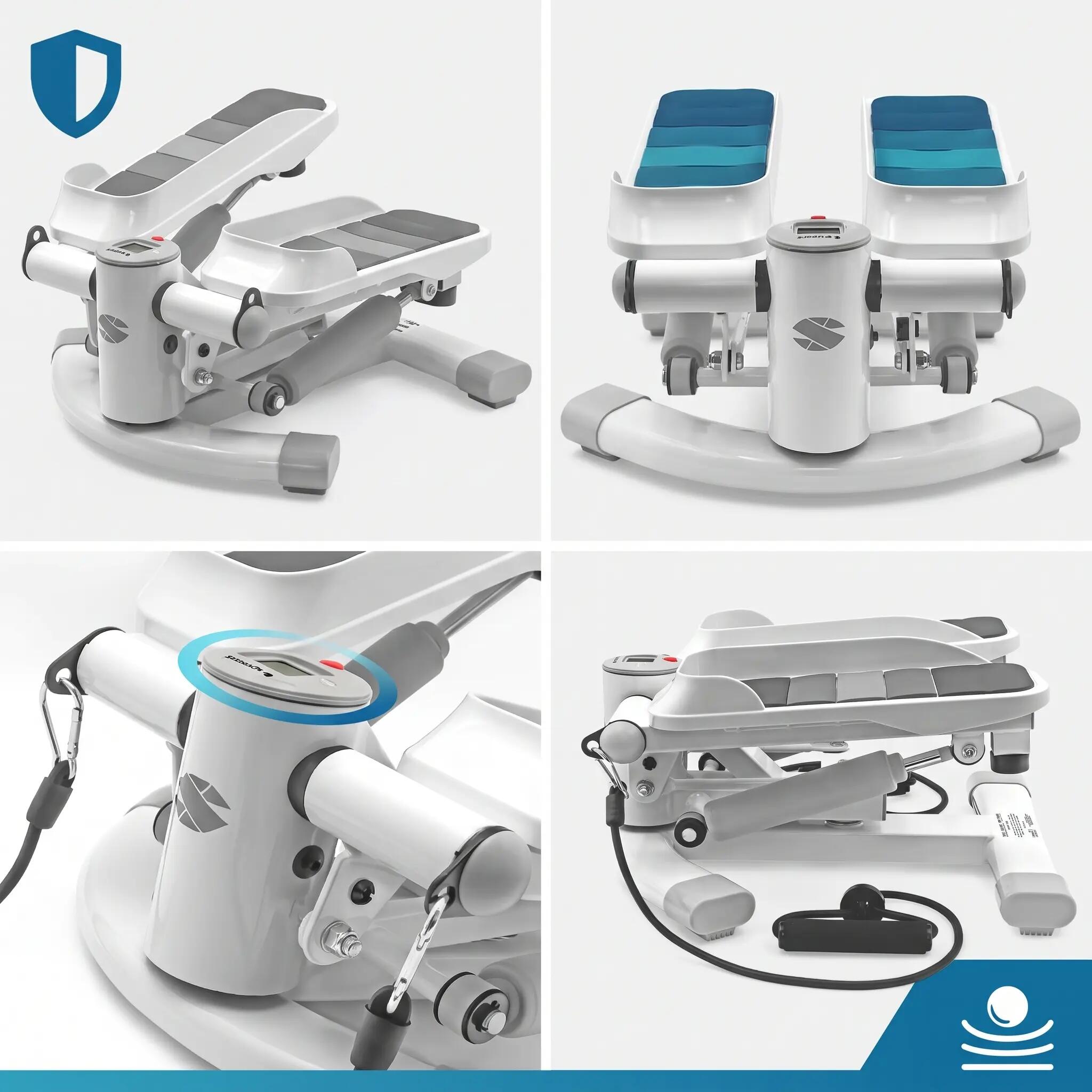 Stepper skrętny z linkami Sapphire SG-1090S do 120kg licznik LCD 5/12