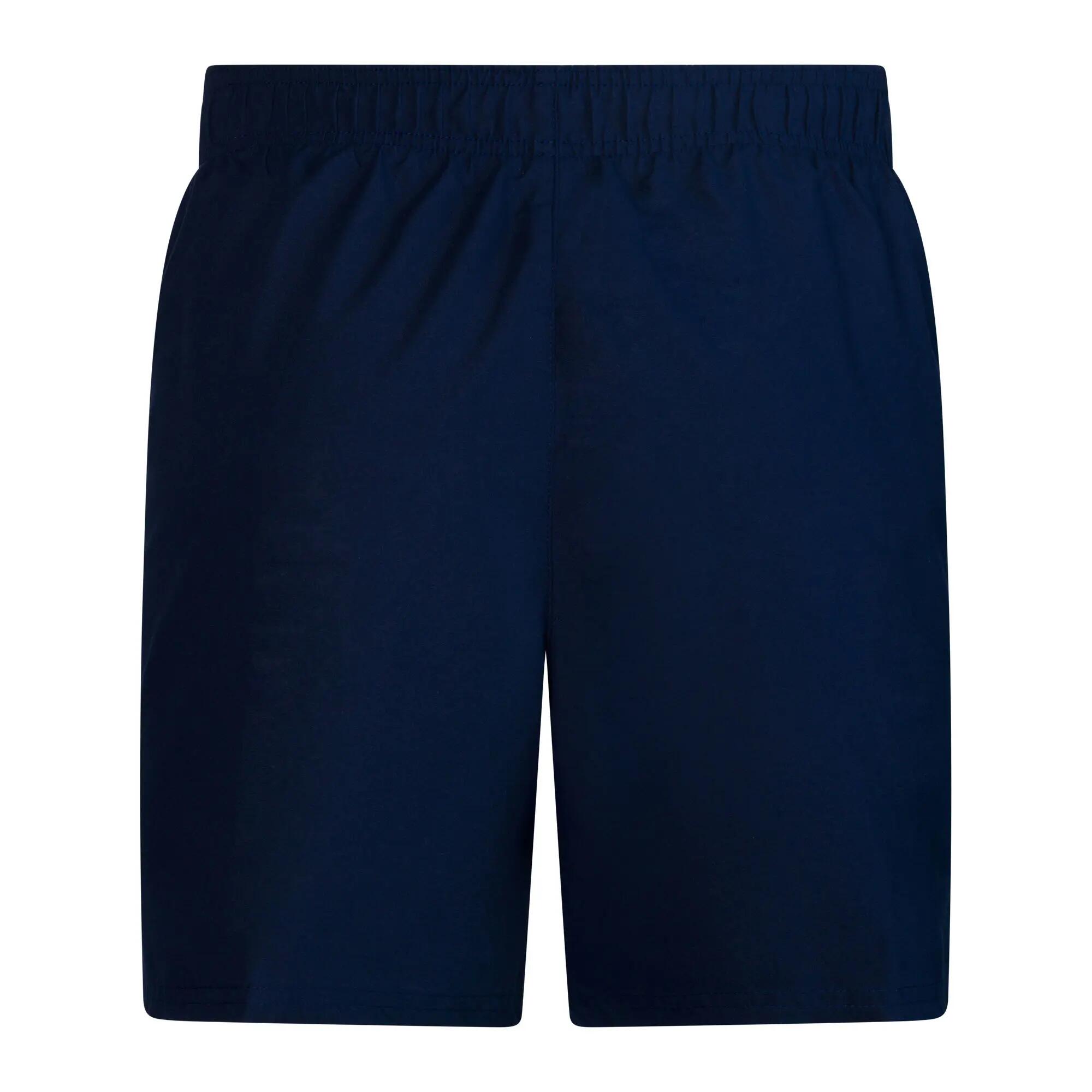 Costume Da Bagno A Pantaloncino Regolare Logo Ricamato Uomo Nike Blu Navy Notte 4/5