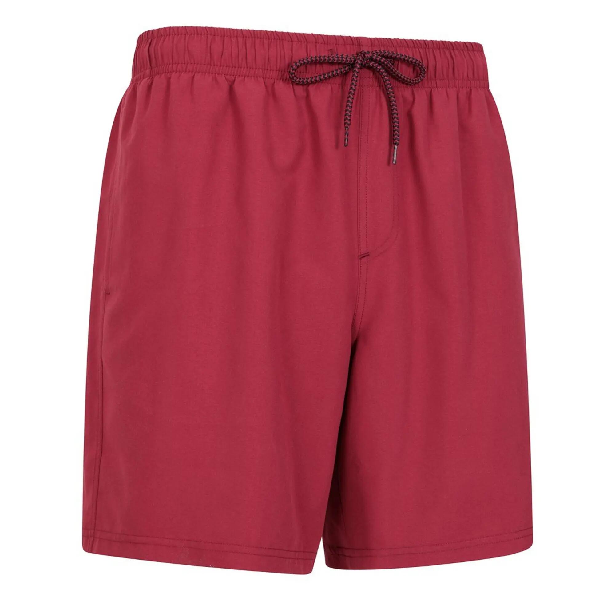 "Aruba" Badeshorts für Herren Dunkelrot 4/4