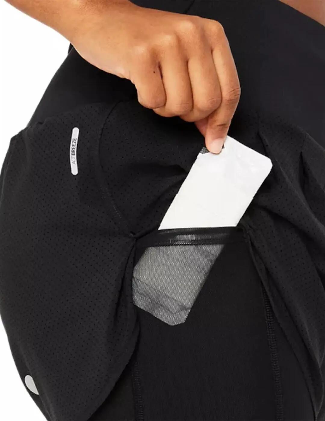 Bermudes et shorts pour femme Asics route Noir. 5/7