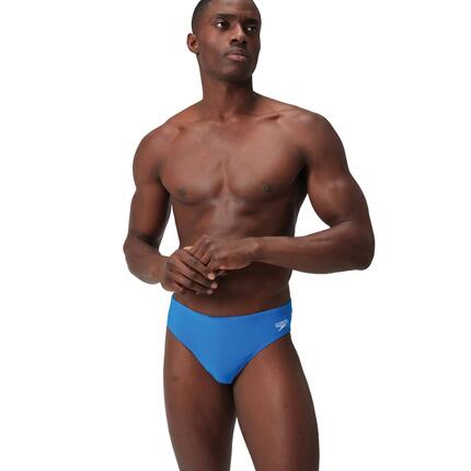 Slip De Bain Motif/style Logo Homme (Bleu)