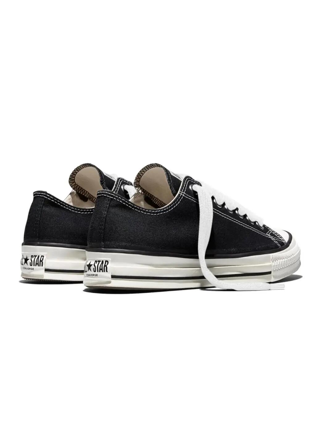 Converse Chuck Taylor All Star Throwback Low Black Vintage White 3/4