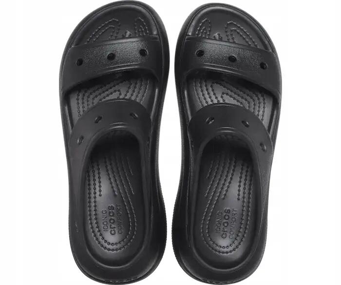 Mules Crocs CLASSIC CRUSH SANDAL Noir 6/6