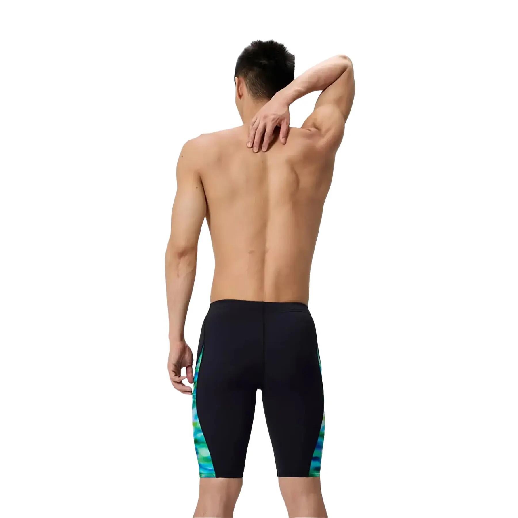 "Spliced" JammerShorts für , Endurance+ Herren Türkis/Schwarz 2/5