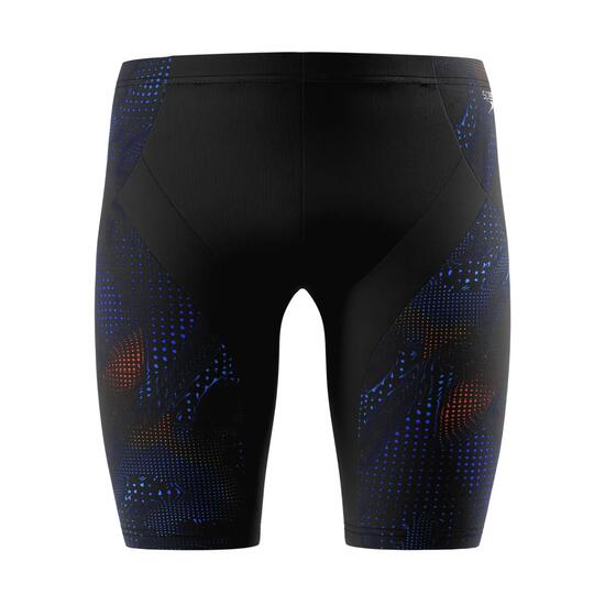 Jammer De Natation Motif/style À Pois ENDURANCE+ MAX Homme (Noir À Pois)