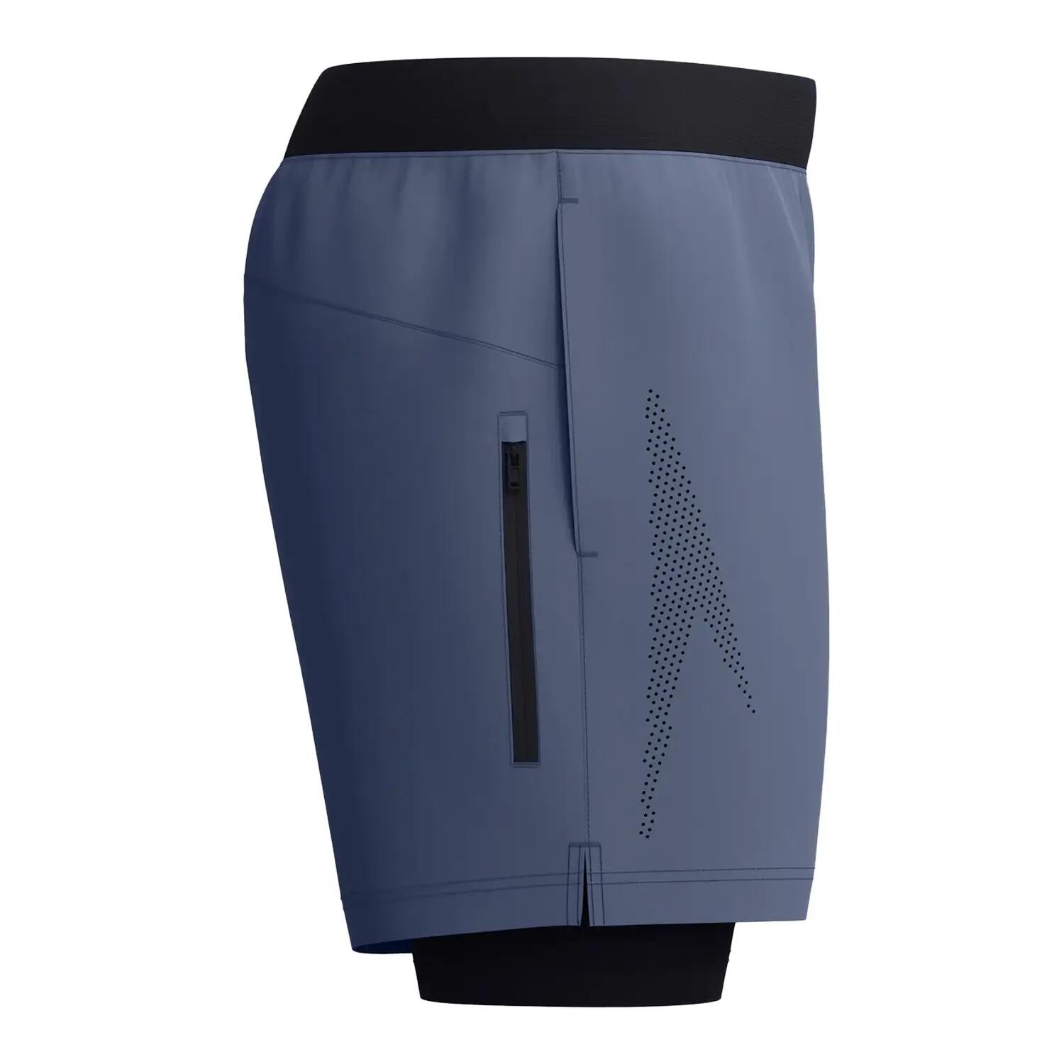 Volley Badeshorts Herren Grau/Schwarz 3/7