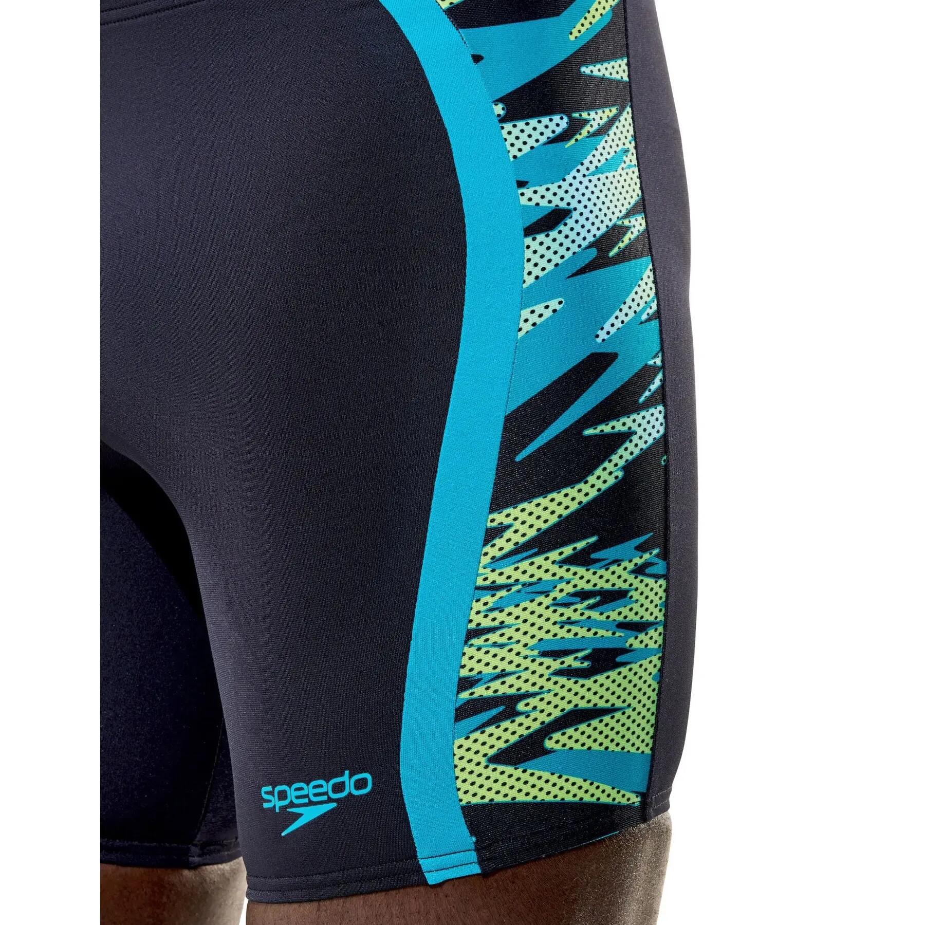Jammer De Natation Motif/style Panneau HYPERBOOM SPLICE Homme (Bleu Imprimé) 4/7