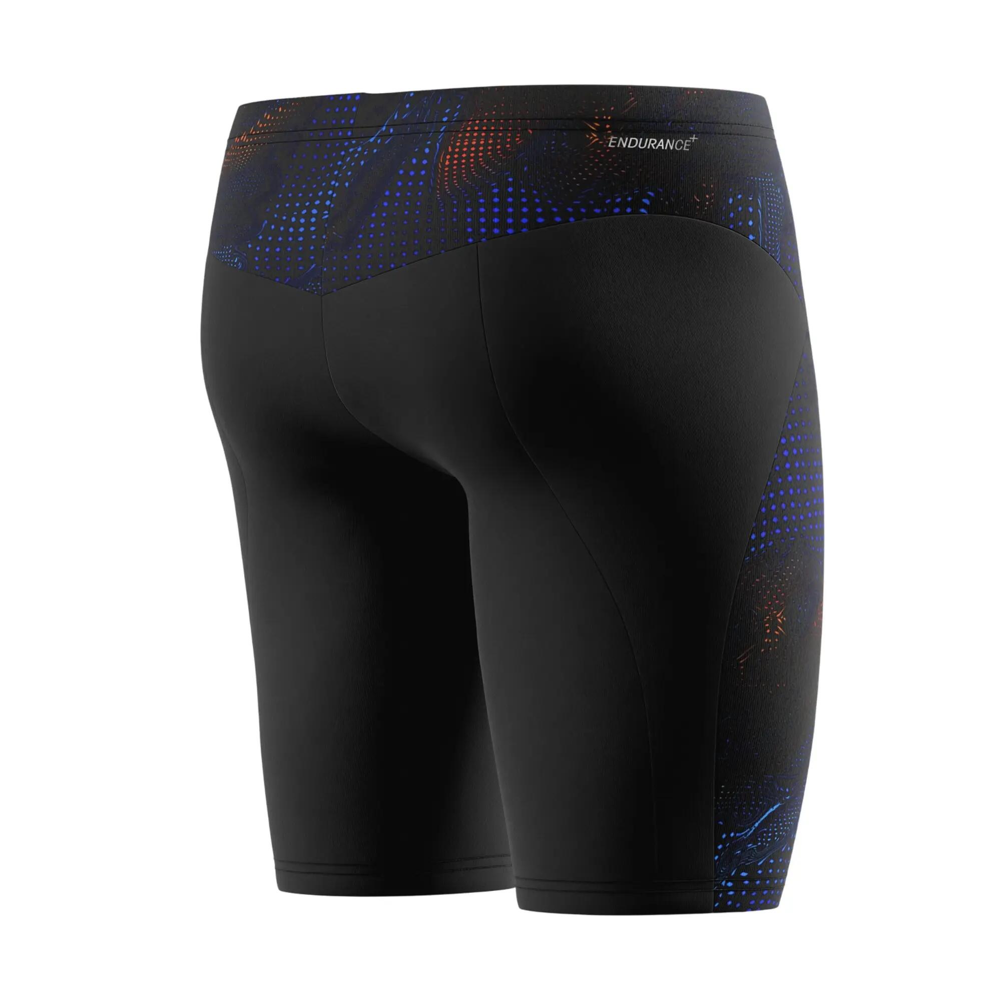 Pantaloncini Jammer Punteggiato Compressione Uomo Speedo Endurance+ Max Nero 3/7
