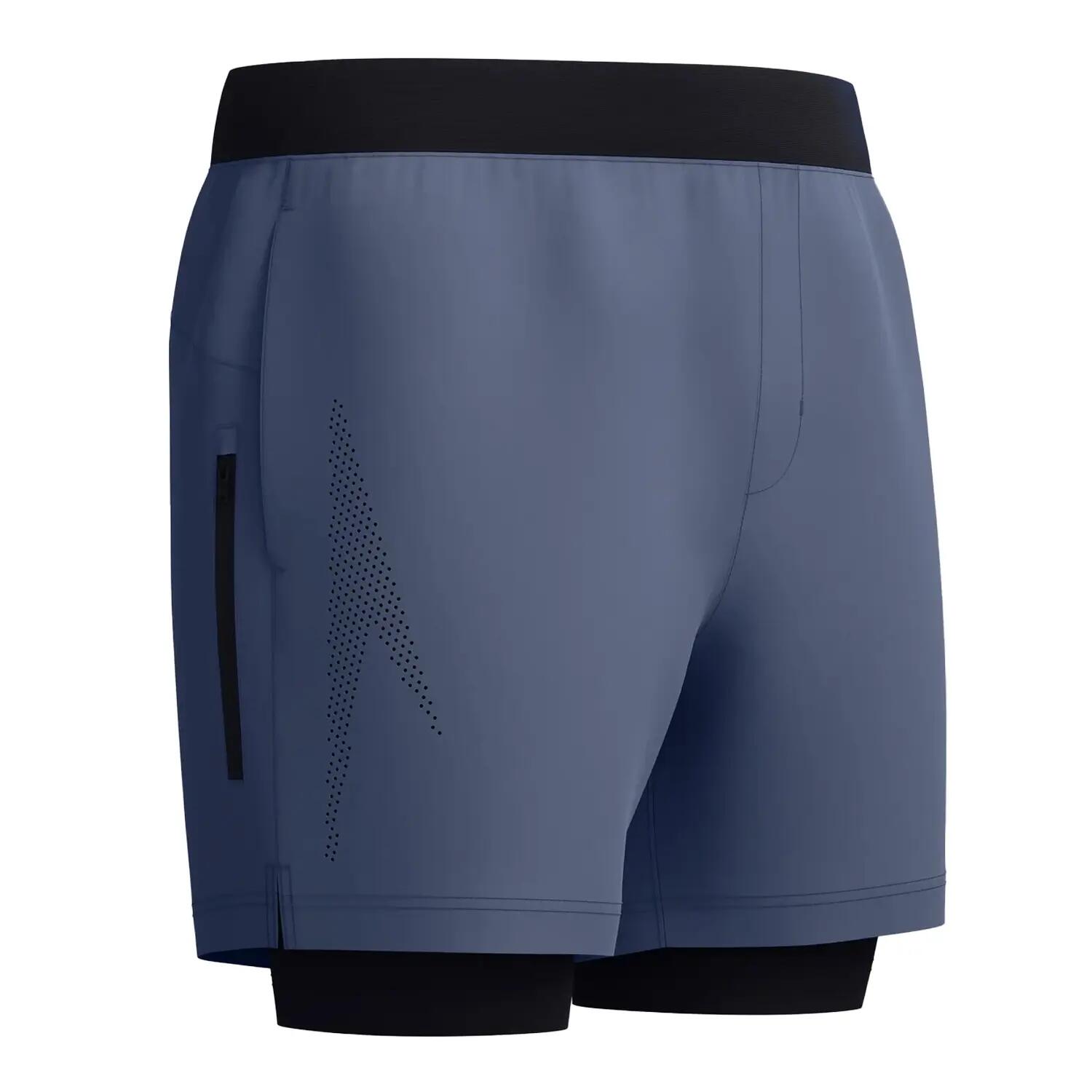Volley Badeshorts Herren Grau/Schwarz 2/7