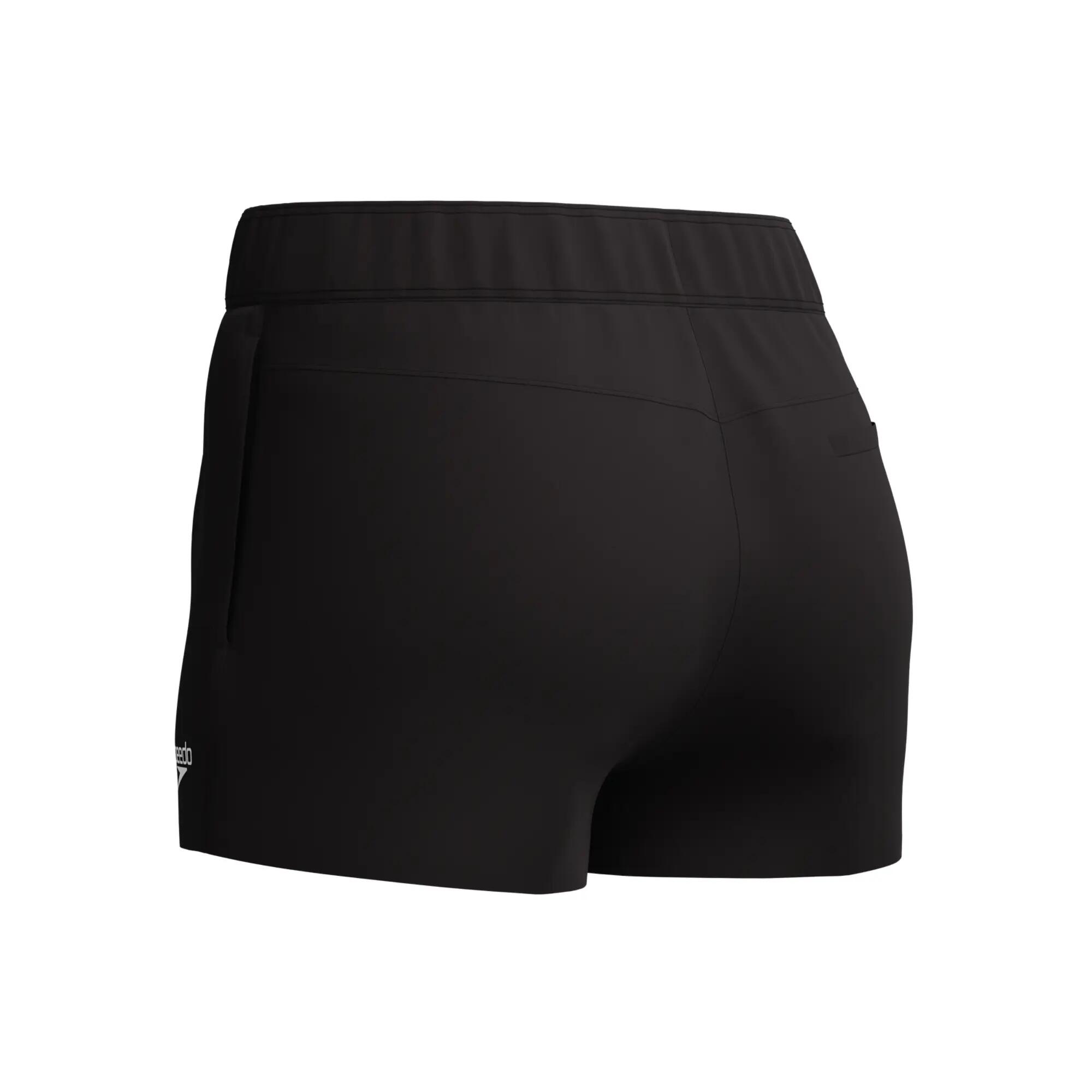 Womens/Ladies Essential Swim Shorts (Black) 4/6