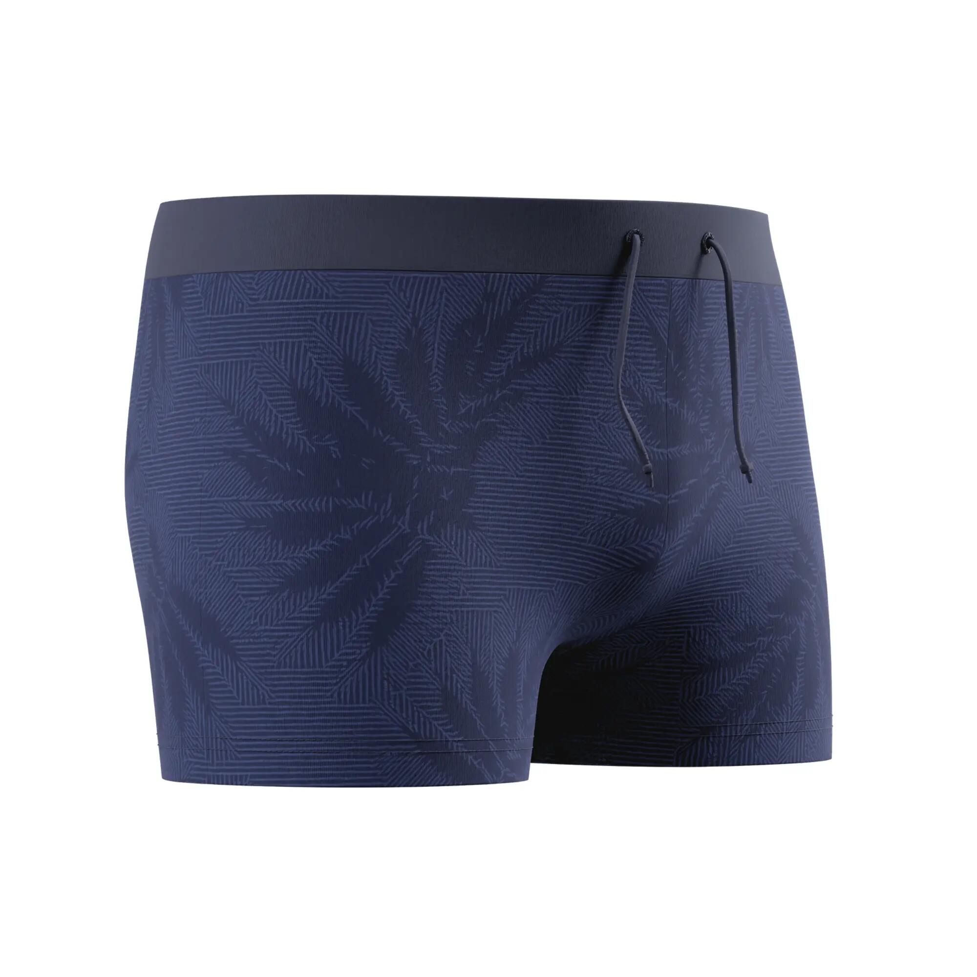 Short De Bain Avec Cordon À La Taille Motif/style Feuilles VALMILTON Homme (Bleu 3/7