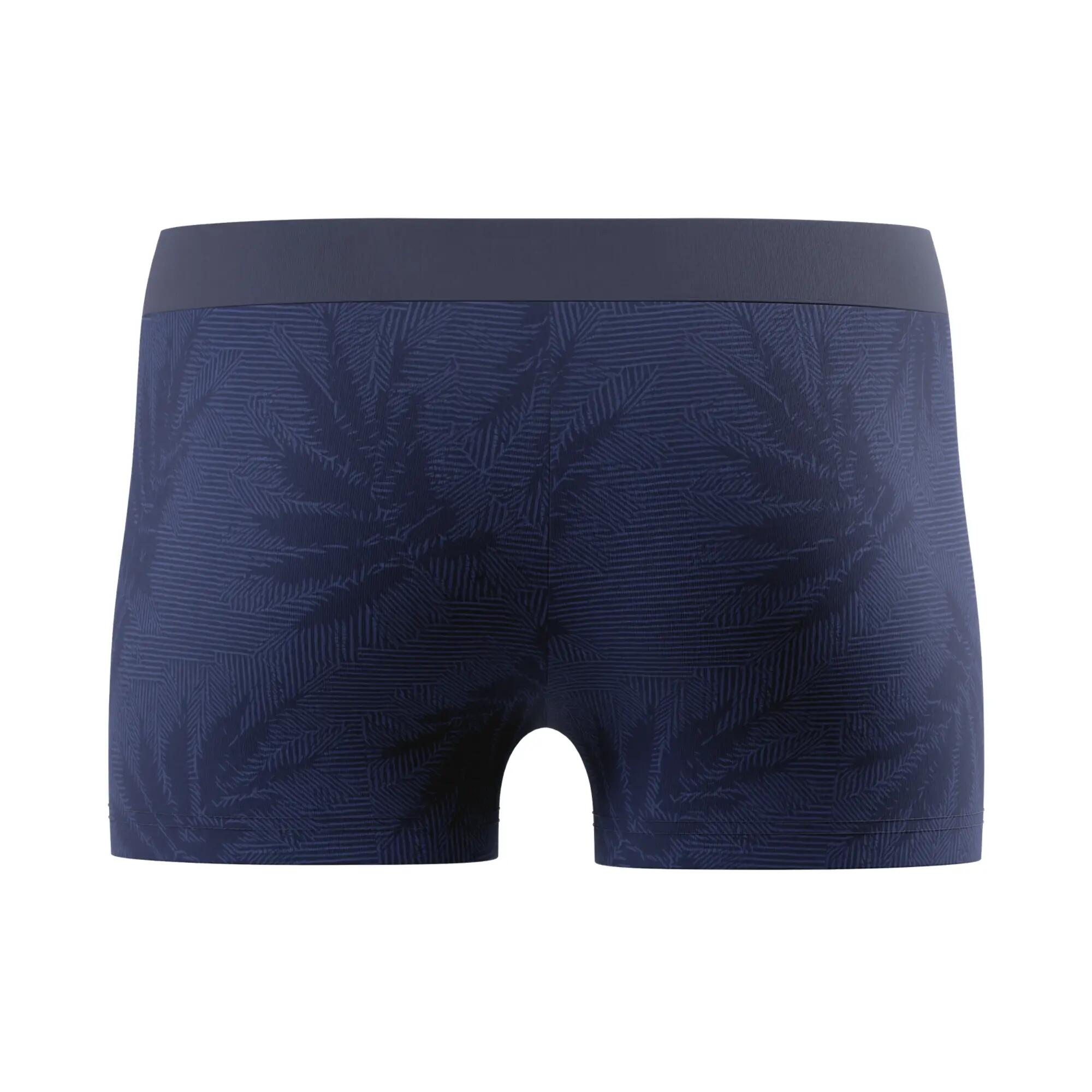 Short De Bain Avec Cordon À La Taille Motif/style Feuilles VALMILTON Homme (Bleu 2/7