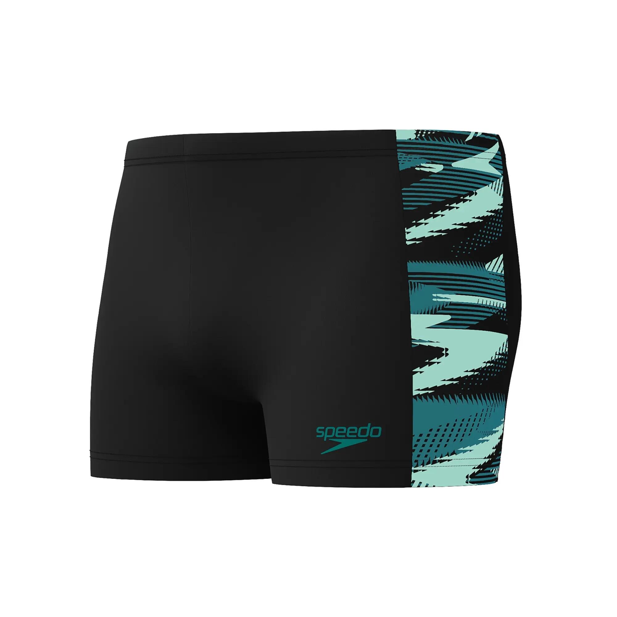 Short De Bain Motif/style Panneau HYPERBOOM Homme (Noir / Vert) 6/7