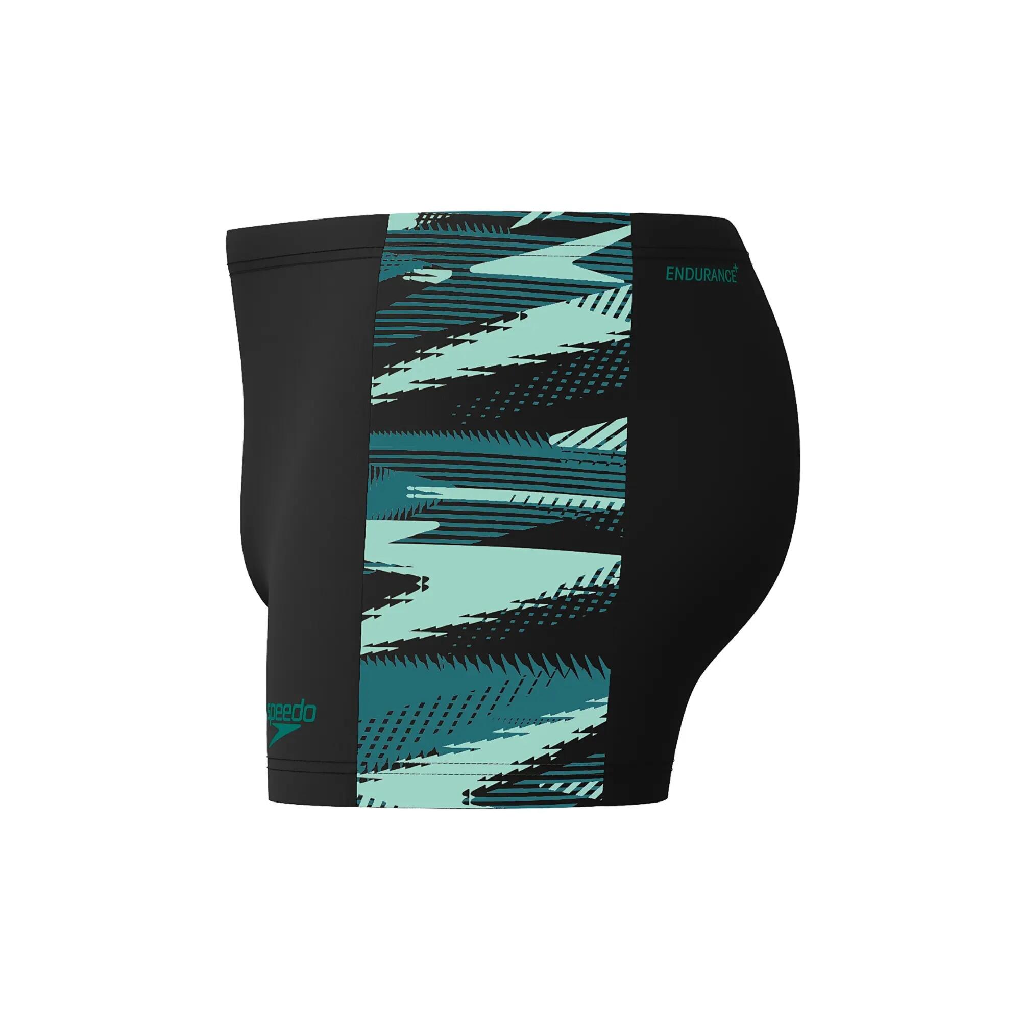 Short De Bain Motif/style Panneau HYPERBOOM Homme (Noir / Vert) 4/7