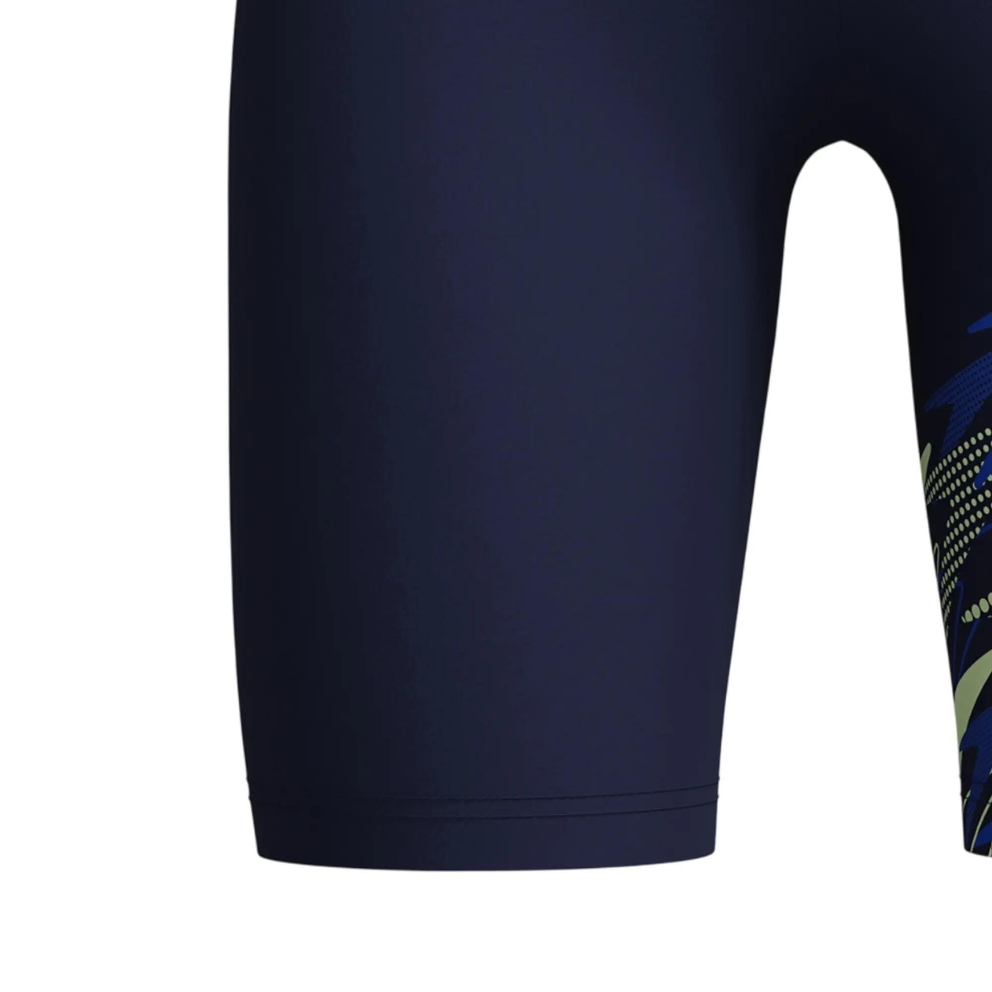 Jammer De Natation Motif/style Logo MEDLEY Garçon (Bleu Marine / Bleu) 3/5