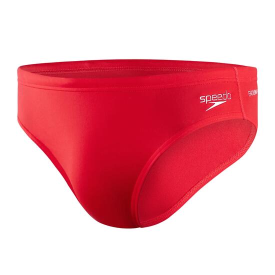 Slip De Bain Motif/style Logo Homme (Rouge)