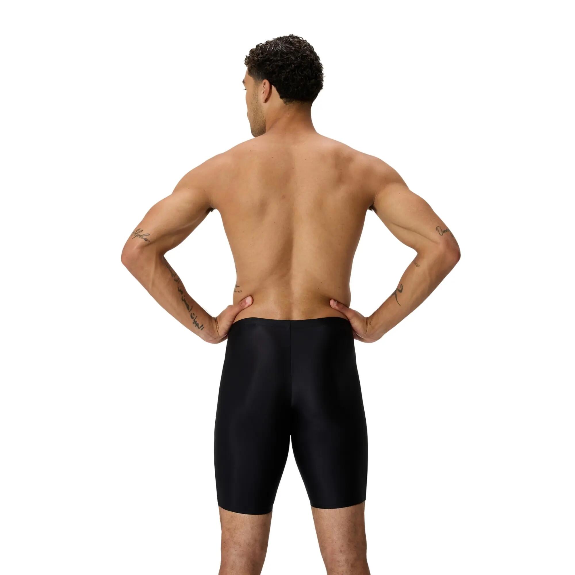 Jammer De Natation Motif/style Asymétrique MEDLEY Homme (Noir / Gris) 4/7