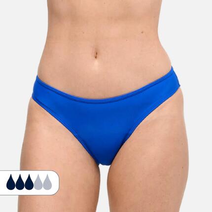 Bas de Maillot de Bain Menstruel | Femme & Ado | Flux Moyen | Eva Bleu