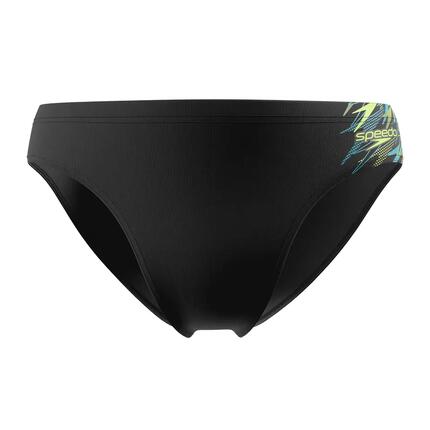 Slip De Bain À Taille Élastiquée Motif/style Logo MEDLEY Homme (Noir)
