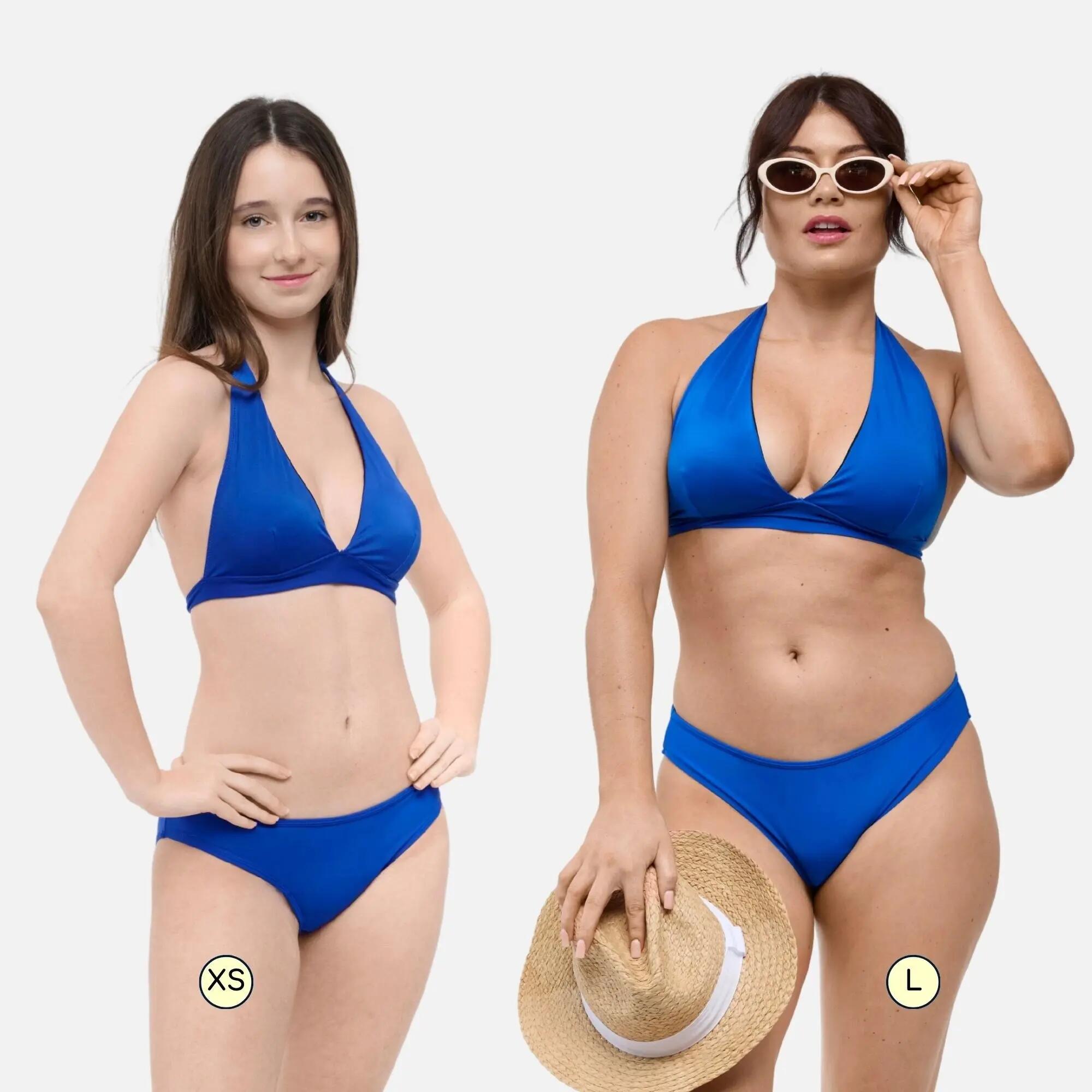 Menstruatie Bikinibroekje | Dames Tieners | Middelmatige Menstruatie | Eva Blauw 6/9