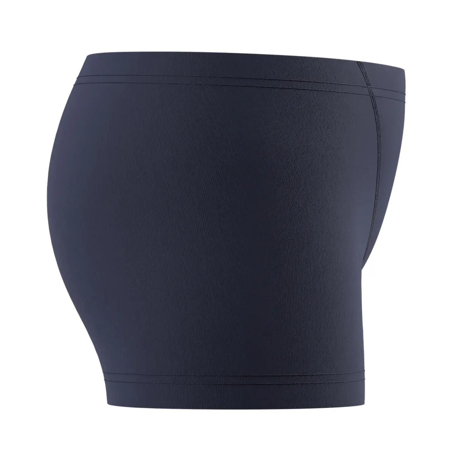 Short De Bain Motif/style Feuilles Tropicales AQUA Garçon (Bleu Marine) 3/5