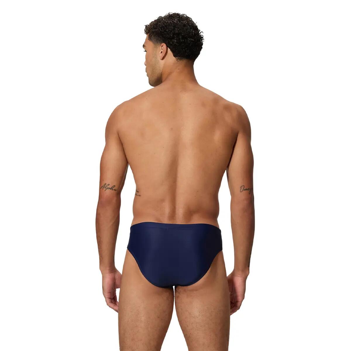 Slip Da Bagno Logo Uomo Speedo Medley Blu Navy 4/7