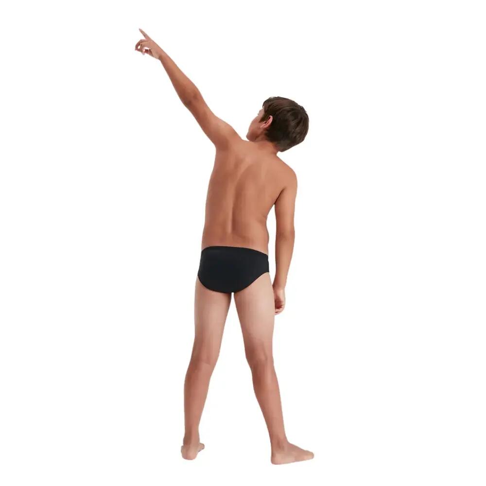 Slip Da Bagno Logo Resistenza+ Ragazzi Speedo Nero 2/6