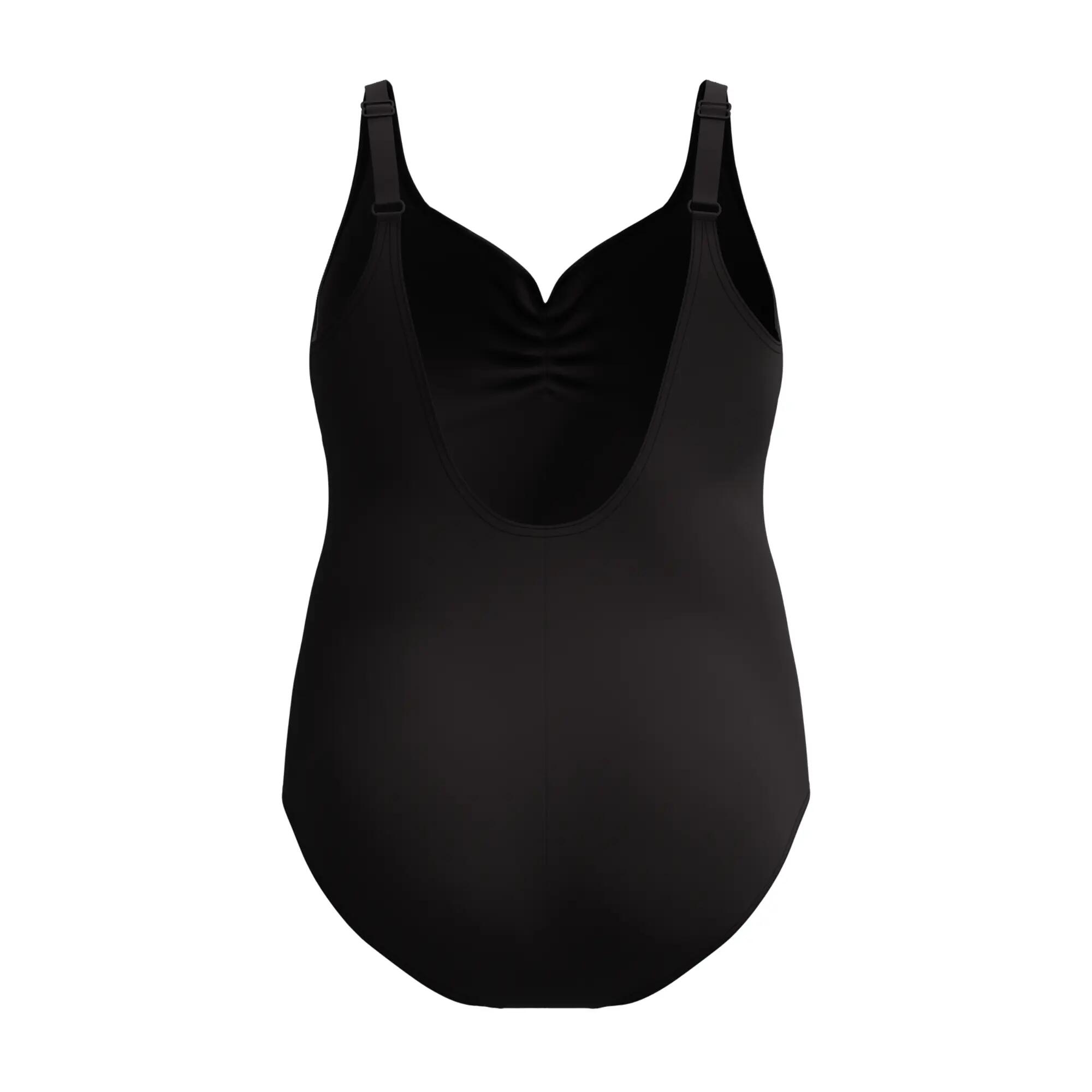 Maillot De Bain 1 Pièce À Col V Et Bretelles Ajustables Grande Taille SHAPING 2/7
