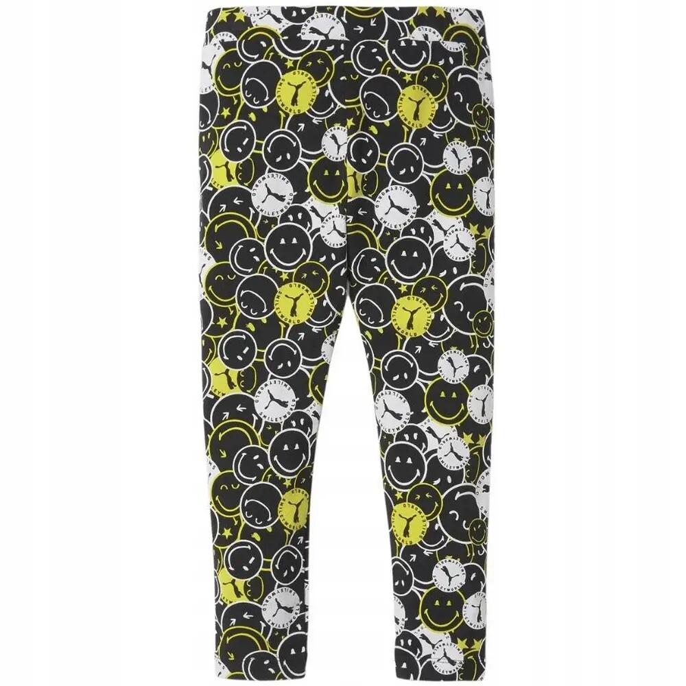 Legging Motif/style SmileyWorld Enfant (Noir) 3/3