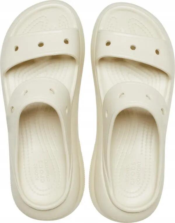 Mules Crocs CLASSIC CRUSH SANDAL Beige 6/6
